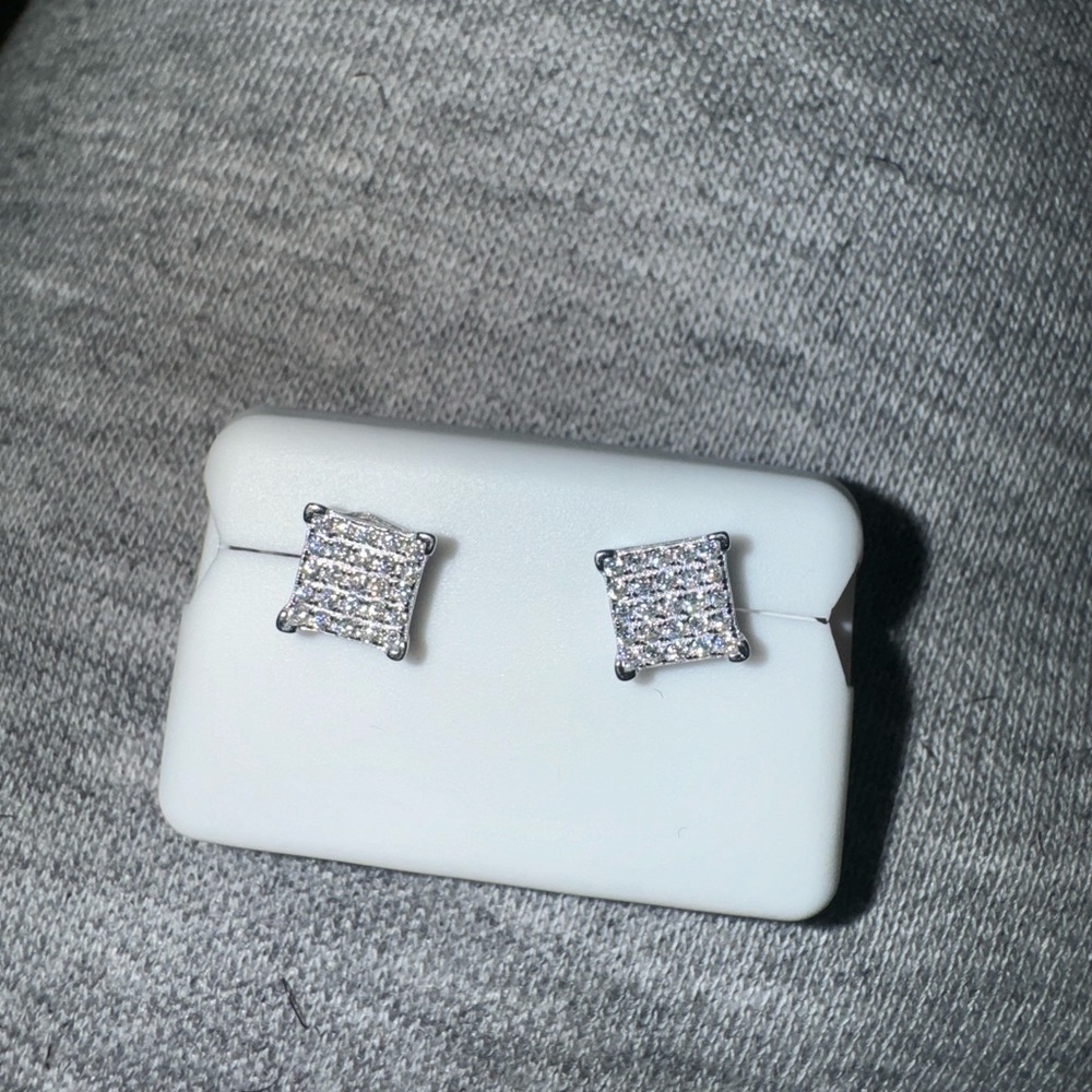 Elegant Moissanite Stud Earrings